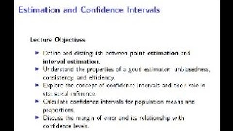STA 121: Statistical Inference I || Estimation and Confidence Intervals