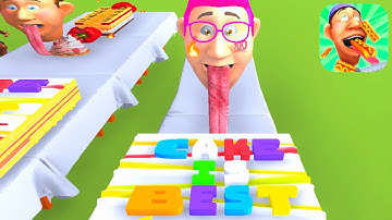 MAX LEVEL in Lick Runner 👩🏻‍🦰👄 BIG UPDATE!! All Levels - iOS, Android Mobile Game (Level 17,18)