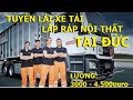 TUYỂN 50 LÁI XE TẢI (NAM) GIAO HÀNG VÀ LẮP ĐẶT NỘI THẤT & BẾP 🇩🇪 LÀM VIỆC TẠI ĐỨC 🇩🇪