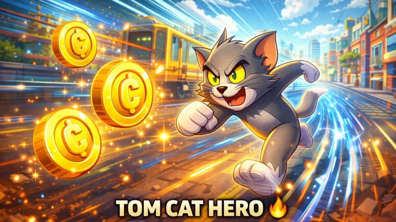 Tom Cat Hero Game – Subway Surfers Style Run! 🏃‍♂️🔥 | Jonescraft