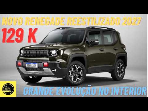 JEEP RENEGADE 2027 - GRANDE EVOLUÇÃO NO INTEIOR