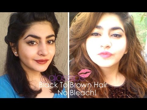 Black To Brown Hair Without Bleaching How I Did It Youtube