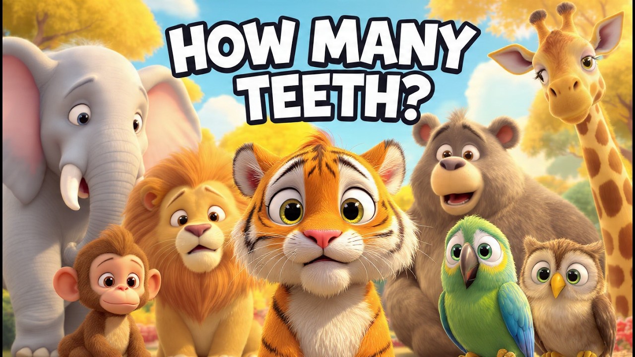 Kids Love This Animal Teeth Quiz 🦷🐘🐯 | Kids Quiz