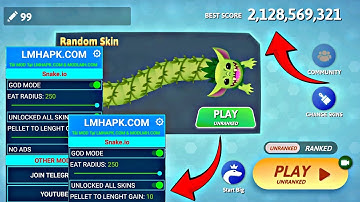 snake io god mod menu