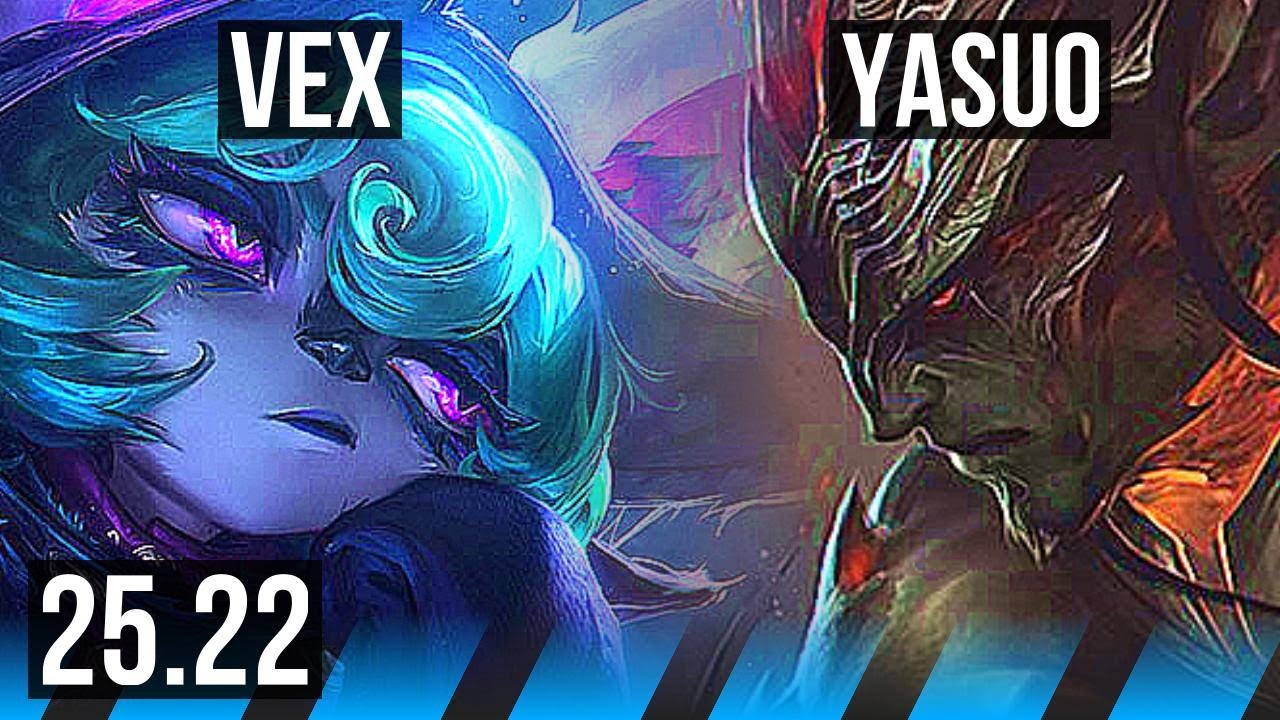 VEX vs YASUO (MID) | EUW Master | 25.22