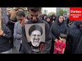 Iranian citizens mourn irans president ebrahim raisi who died in a helicopter crash in tehran