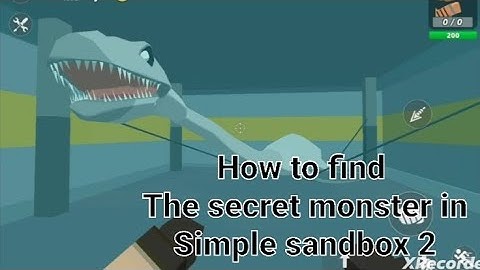 Simple sandbox 2 - Trying to find The secret Monster In The new Stalker map|Ssb2|Ryder ssb2