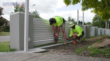 How to Install a Supergates Custom Made Sliding Gate
