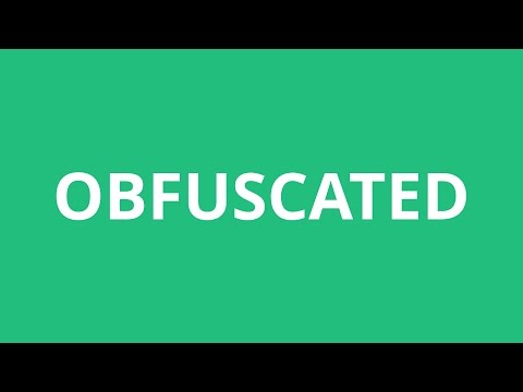How To Pronounce Obfuscated - Pronunciation Academy