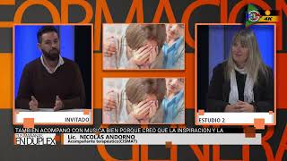 Canal 21Tv En VIVO entrevista en vivo a Lic.  NICOLÁS ANDORNO Acompañante terapéutico(CISMAT)