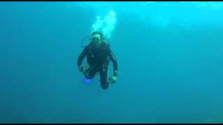 Under water shofar blowing