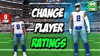 How to Change Your Player Ratings in Madden 23 Franchise
