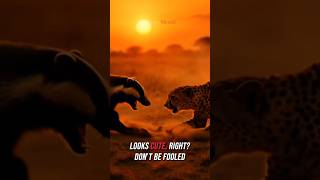 Badgers: Cute Face, Savage Attitude! #badgers #animals #shorts