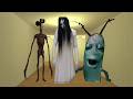 Kayako Saeki, Plankton Aughh And Siren Head Nextbot in The Hole Nextbot Gmod