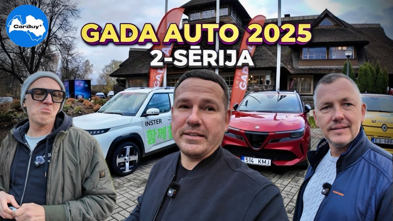 2-SĒRIJA - GADA AUTO 2025 / KUSTINAM ALFA ROMEO, KIA, HYUNDAI, DACIA.