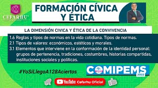 Curso COMIPEMS 2022 GRATUITO - FCyE – LA DIMENSIÓN CIVICA Y ÉTICA DE LA CONVIVENCIA