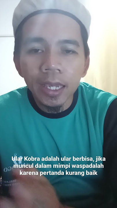 Jika Didatangi Ular Kobra Dalam Mimpi Sebaiknya Waspada dan Mohon Perlindungan Sang Maha Kuasa
