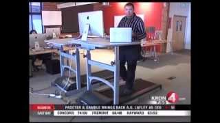 LifeSpan In The News | Treadmill Desk | San Francisco KRON-TV 4 Resimi