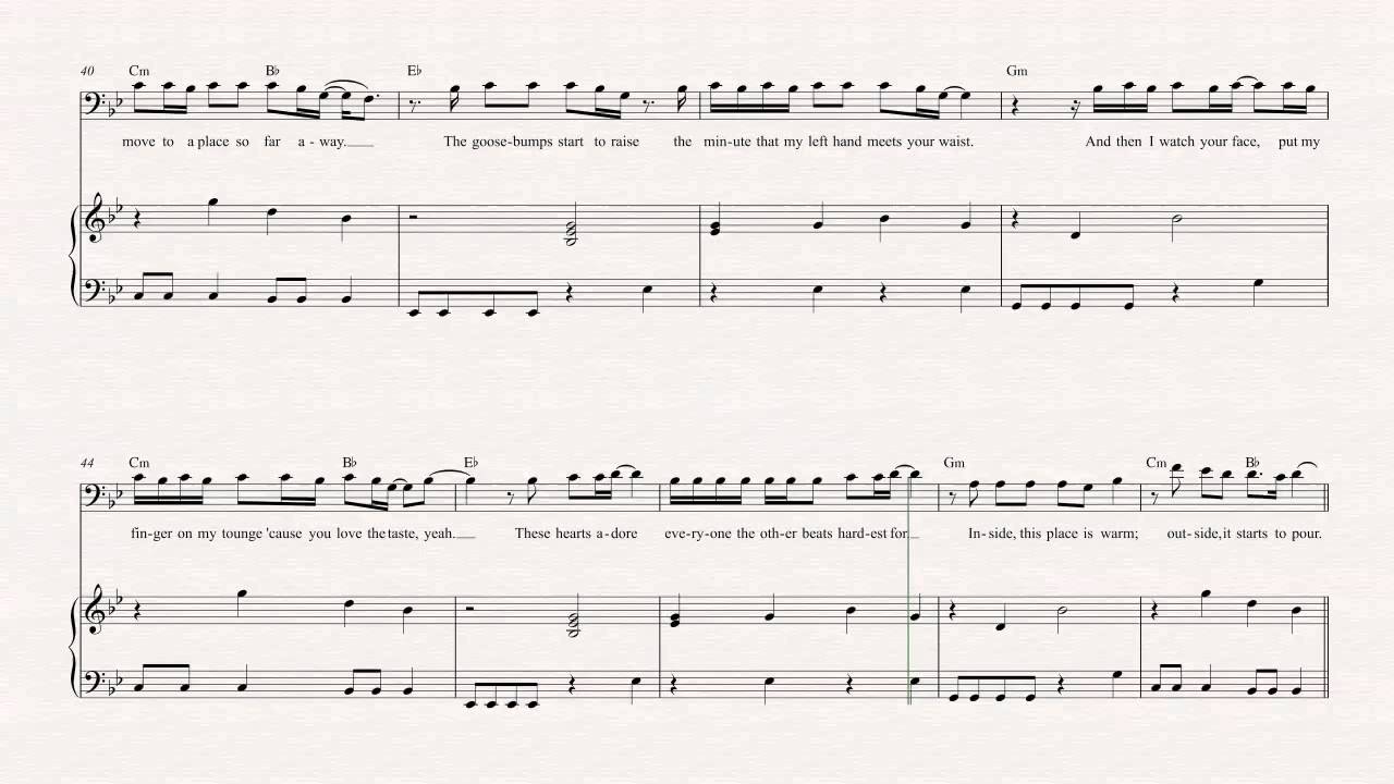 Euphonium - Sweater Weather - The Neighborhood Sheet Music, Chords