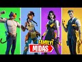 The RANDOM MIDAS Family Challenge In Fortnite