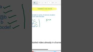 Python Variables Explained in 1 Minute | Quick Revision