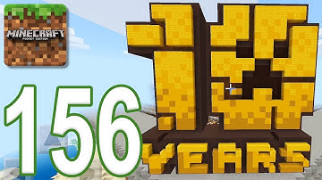 Minecraft: PE - Gameplay Walkthrough Part 156 - 10 Years of Minecraft Map (iOS, Android)