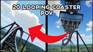 World's First 20 Looping Coaster POV | Planet Coaster 2
