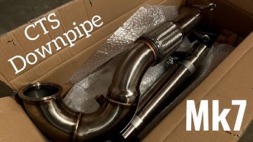 Mk7 GTI CTS Downpipe Install!