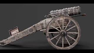 AAA 3D Cannon Model – Medieval Weapon for Games