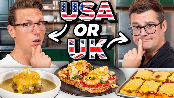 British vs. American Chef Spot The FAKE Dish (ft. SortedFood)