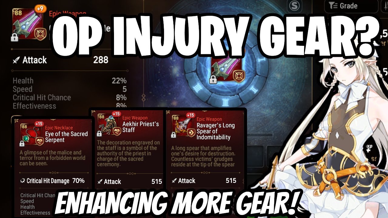 MORE GEAR ENHANCING! - More Bruiser Gear?? - Epic Seven