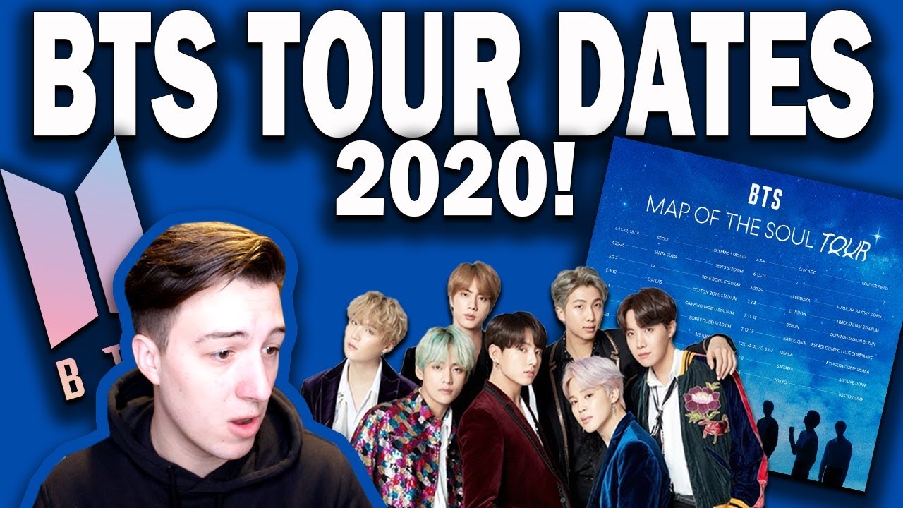 BTS TOUR DATES REACTION! (2020) YouTube