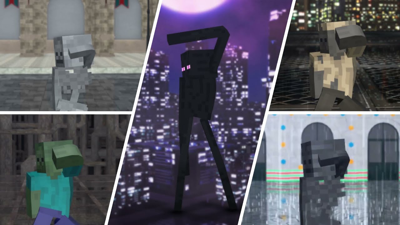 【MMD】ジャンキーナイトタウンオーケストラ【Minecraft】