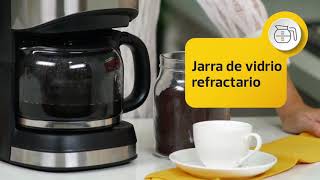 Cafetera Eléctrica IMACO ICM608 / 6 a 8 Tazas - Negro | Linio Perú -  IM013HL1MA8UELPE