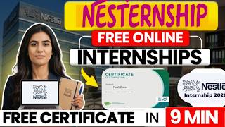 Nestlé Internship 2026 Free Online Internship Certificate Nesternship Program