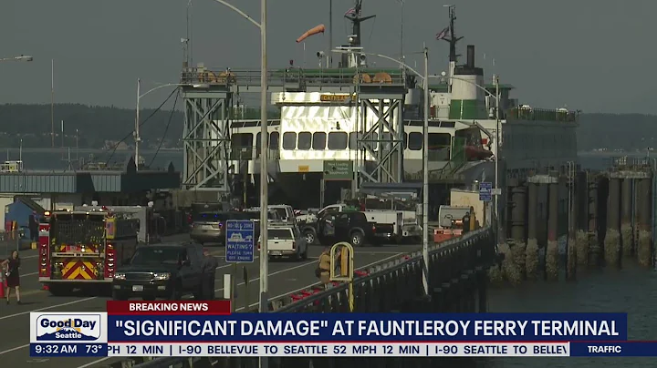 'Hard landing:' Ferry crash damages vessel and Fauntleroy Terminal | FOX 13 Seattle