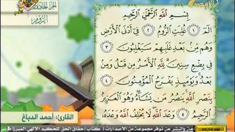 الجزء الحادي والعشرون 21 - القارئ احمد الدباغ