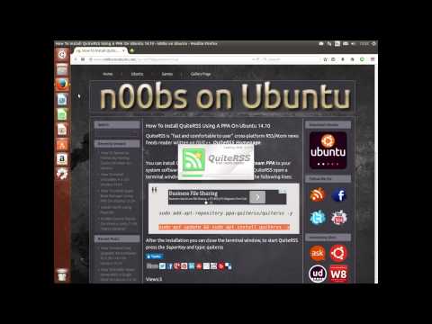 How To Install QuiteRSS Using A PPA On Ubuntu 14.10