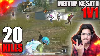 20 KILLS SOLO V SOLO INTENSE CHICKEN DINNER | LAST ME HUA 1V1 MEETUP SE