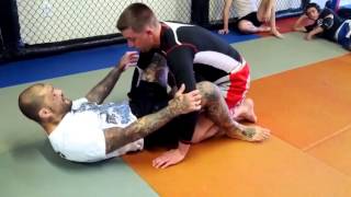 Hip Bump Sweep To Guillotine