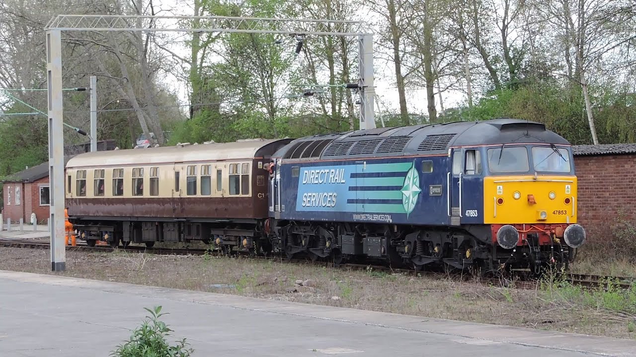 DRS 47853 shunting Northern Belle Carriage 325 at Crewe DMD 10/4/2014