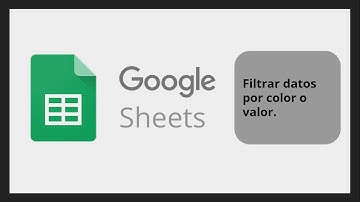 Filtro por color google sheets | Filter by color in google sheets 📌🔎