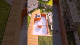 iPhone Shaped Pool Construction | Mind-Blowing Design! 🔥#ai #viral