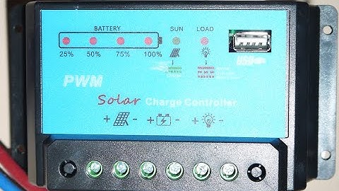 PWM solar charge controller test, dismantle, upgrade heat sink and modifications!