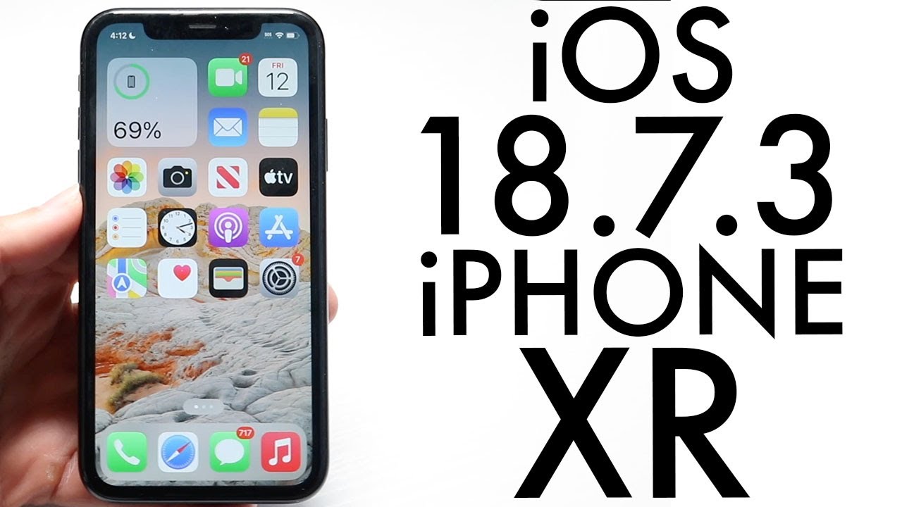 iOS 18.7.3 на iPhone XR! (Обзор)