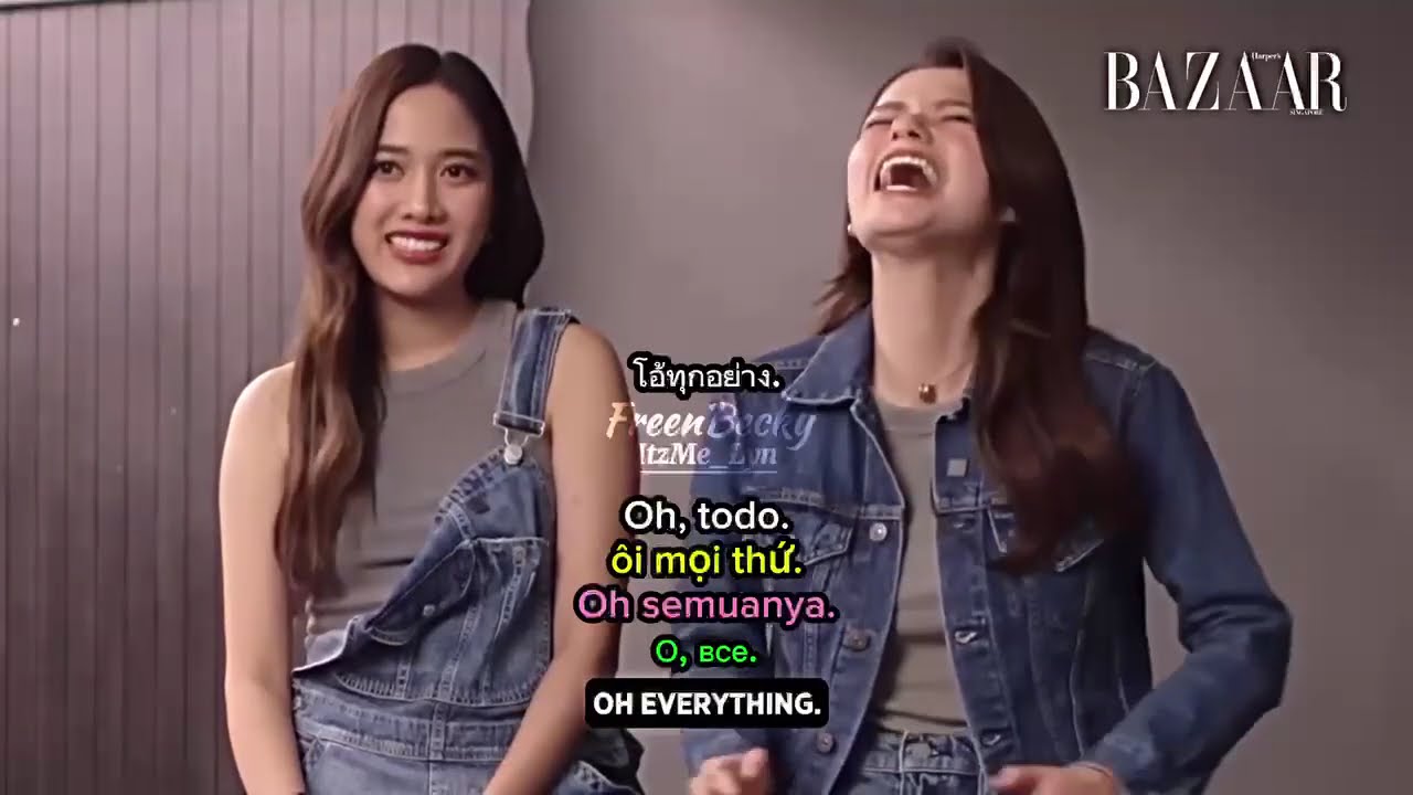 Тест FreenBecky: насколько хорошо они знают друг друга 🥰 Интервью для Harper’s BAZAAR 🎥 [ENG SUB]