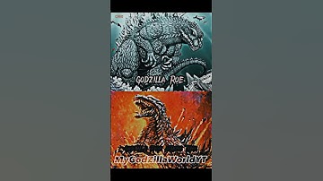 Godzilla Roe Vs Godzilla Rage across time #godzilla ￼