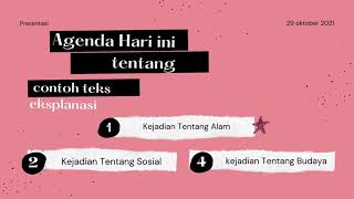 Contoh teks eksplanasi(lengkap dengan strukturnya)
