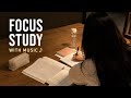50 Min Focus Study Session + 5 Min Break | Focus Music | Study with me..🤗