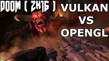 Doom - Vulkan vs OpenGL Side by Side Framerate comparison ( 980 Ti @ 1574/8000 )